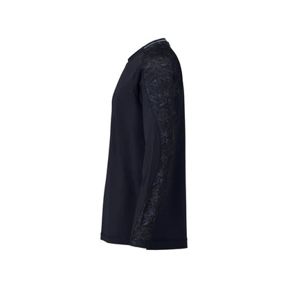 Dark Navy - Side - Mascot Mens Customised Long-Sleeved T-Shirt