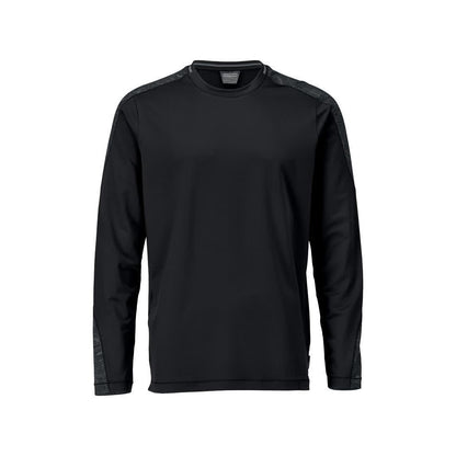 Black - Front - Mascot Mens Customised Long-Sleeved T-Shirt