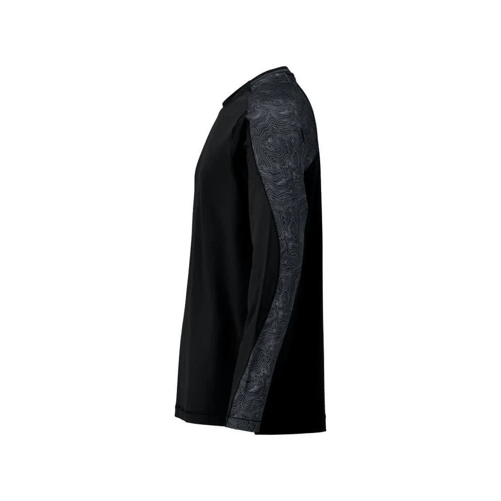 Black - Side - Mascot Mens Customised Long-Sleeved T-Shirt
