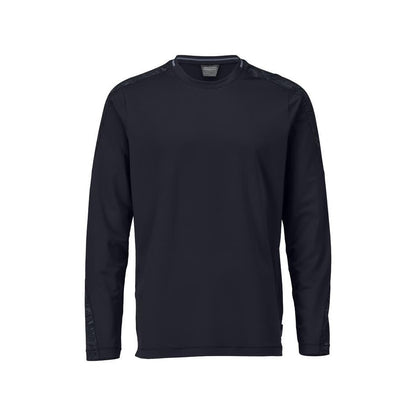 Dark Navy - Front - Mascot Mens Customised Long-Sleeved T-Shirt