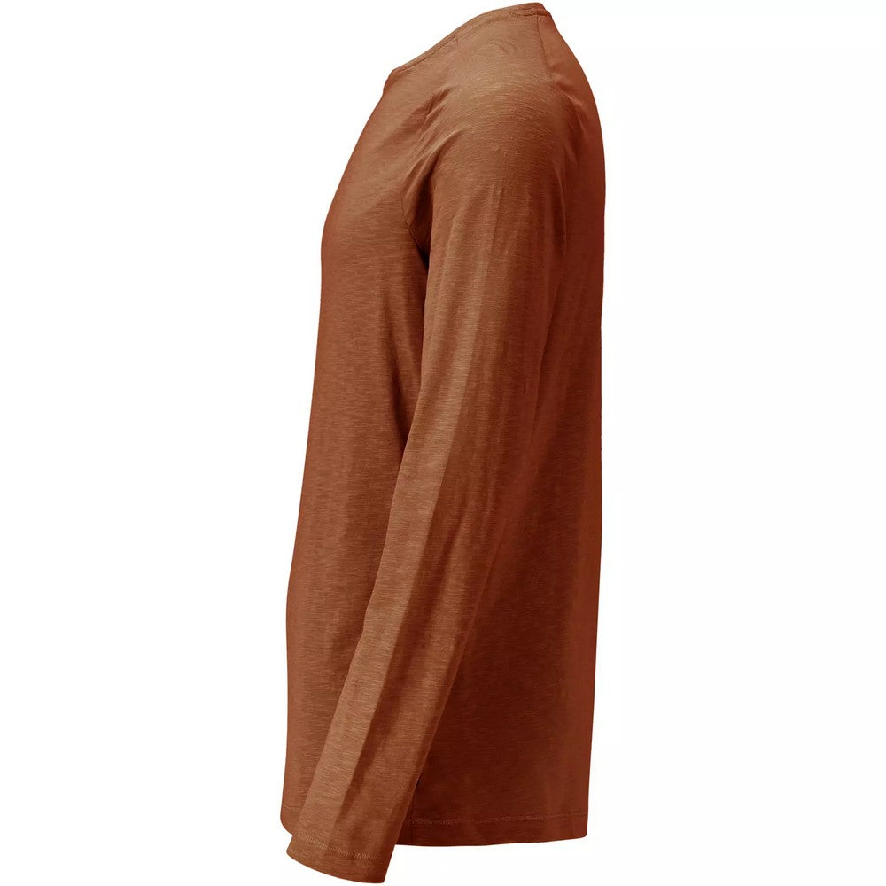 Nut Brown - Lifestyle - Mascot Mens Customised Long-Sleeved T-Shirt