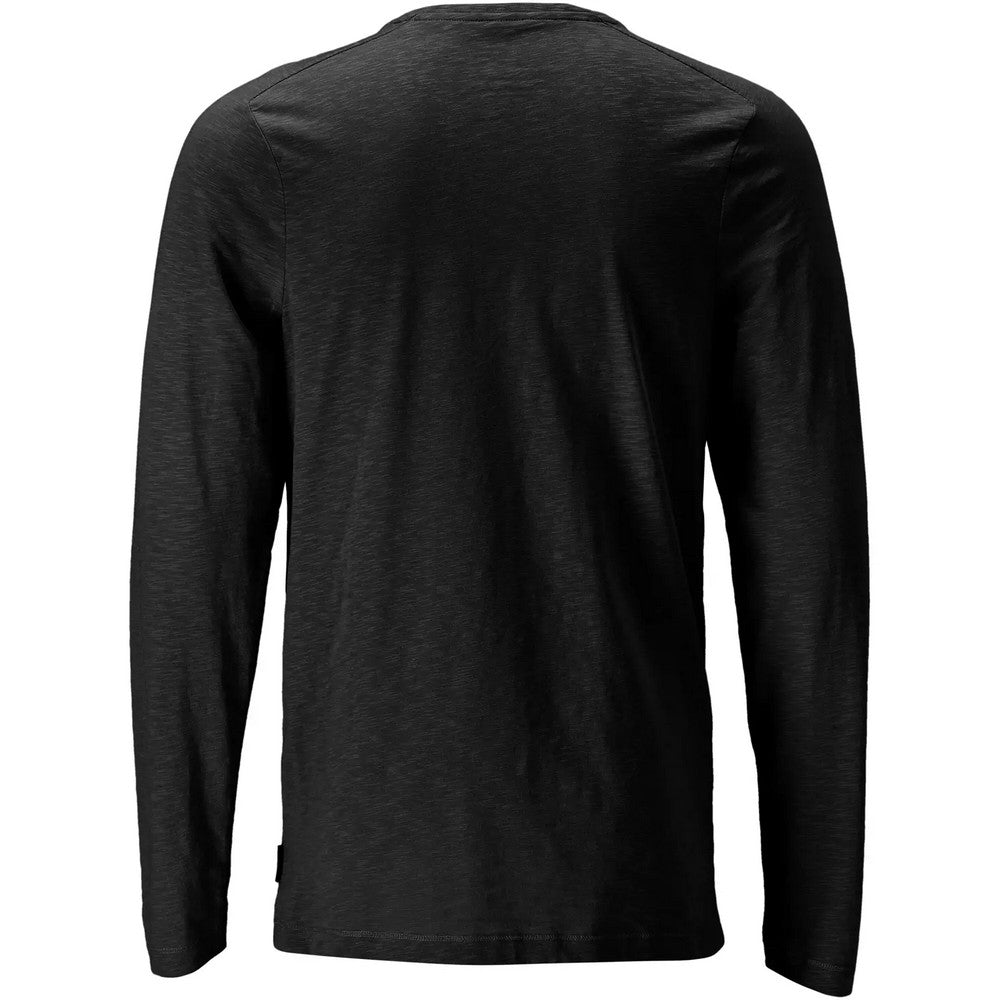 Black - Back - Mascot Mens Customised Long-Sleeved T-Shirt
