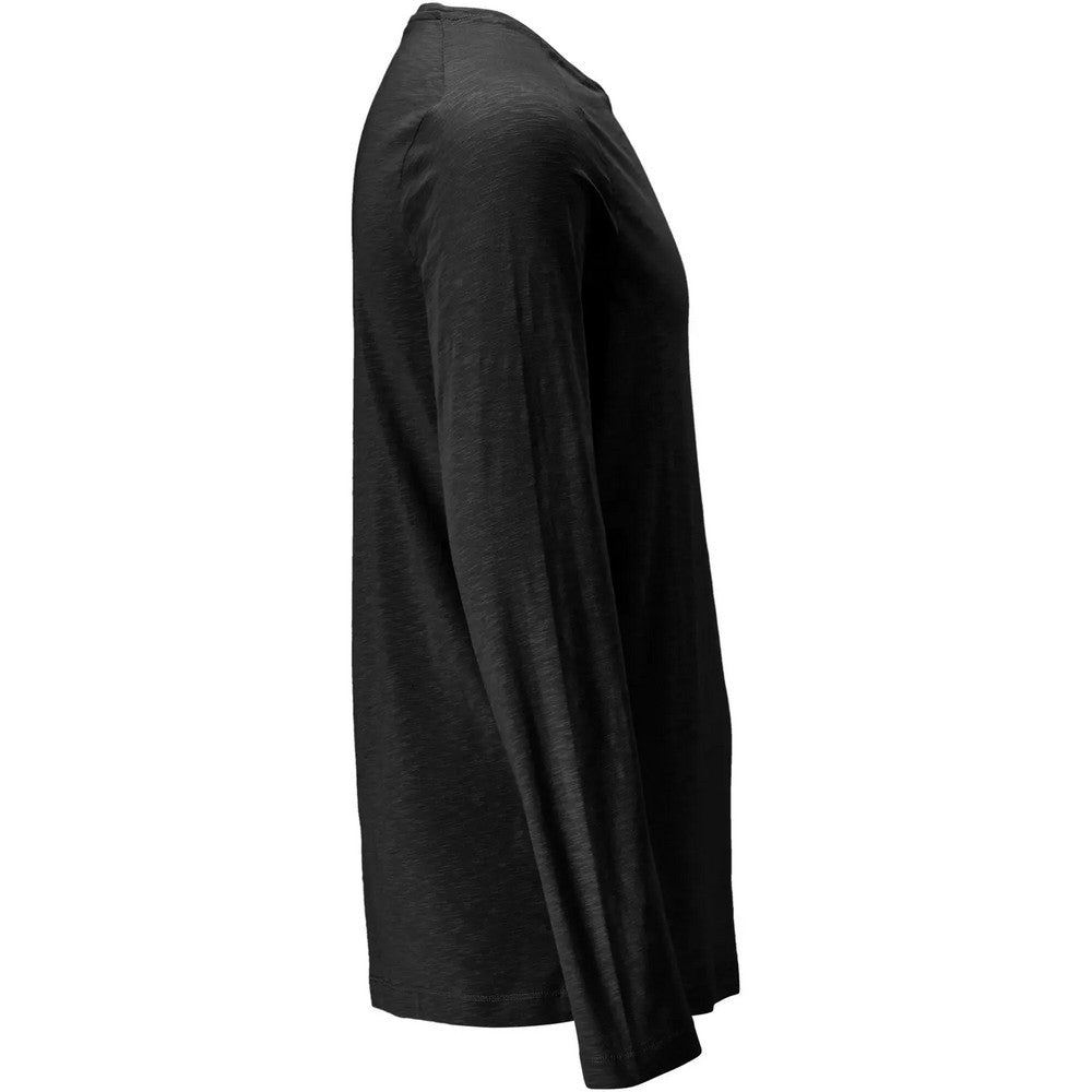 Black - Side - Mascot Mens Customised Long-Sleeved T-Shirt