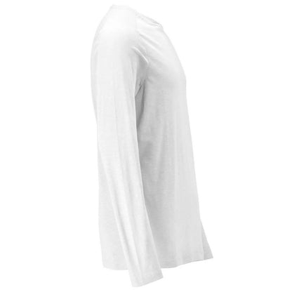 White - Side - Mascot Mens Customised Long-Sleeved T-Shirt