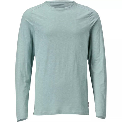 Dusty Green - Front - Mascot Mens Customised Long-Sleeved T-Shirt