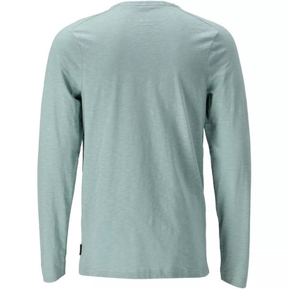 Dusty Green - Back - Mascot Mens Customised Long-Sleeved T-Shirt