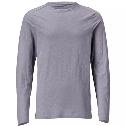 Light Stone Blue - Front - Mascot Mens Customised Long-Sleeved T-Shirt