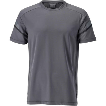 Stone Grey - Front - Mascot Mens Customised Short-Sleeved T-Shirt
