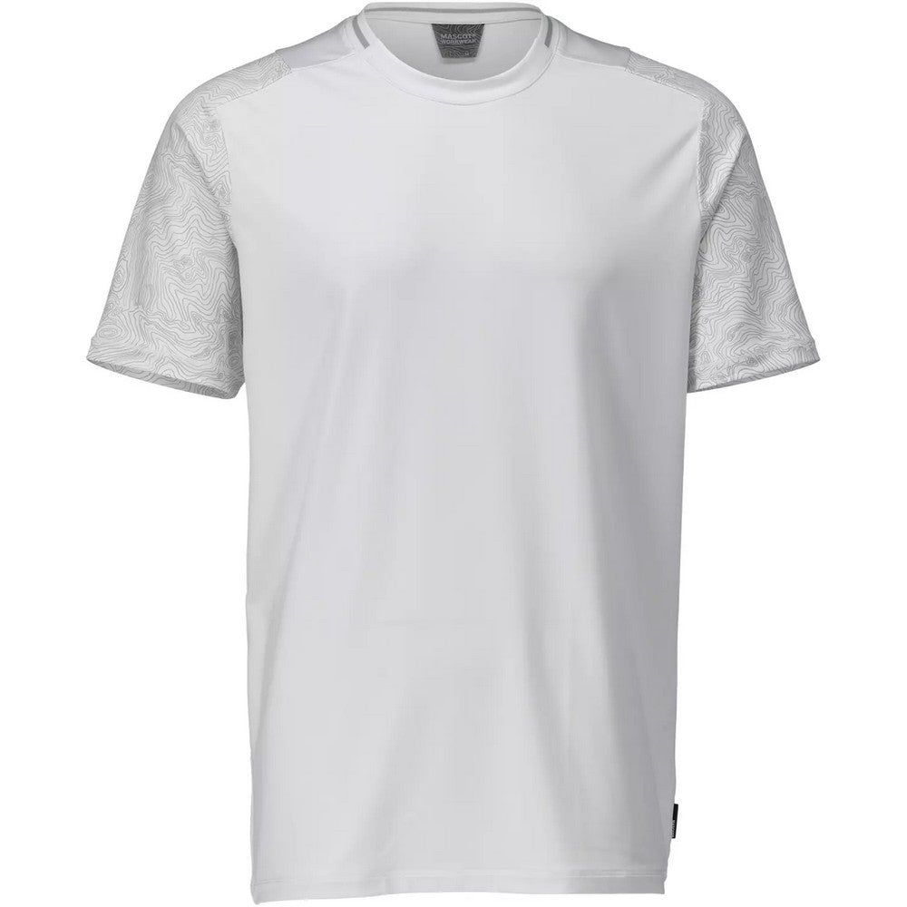 White - Front - Mascot Mens Customised Short-Sleeved T-Shirt