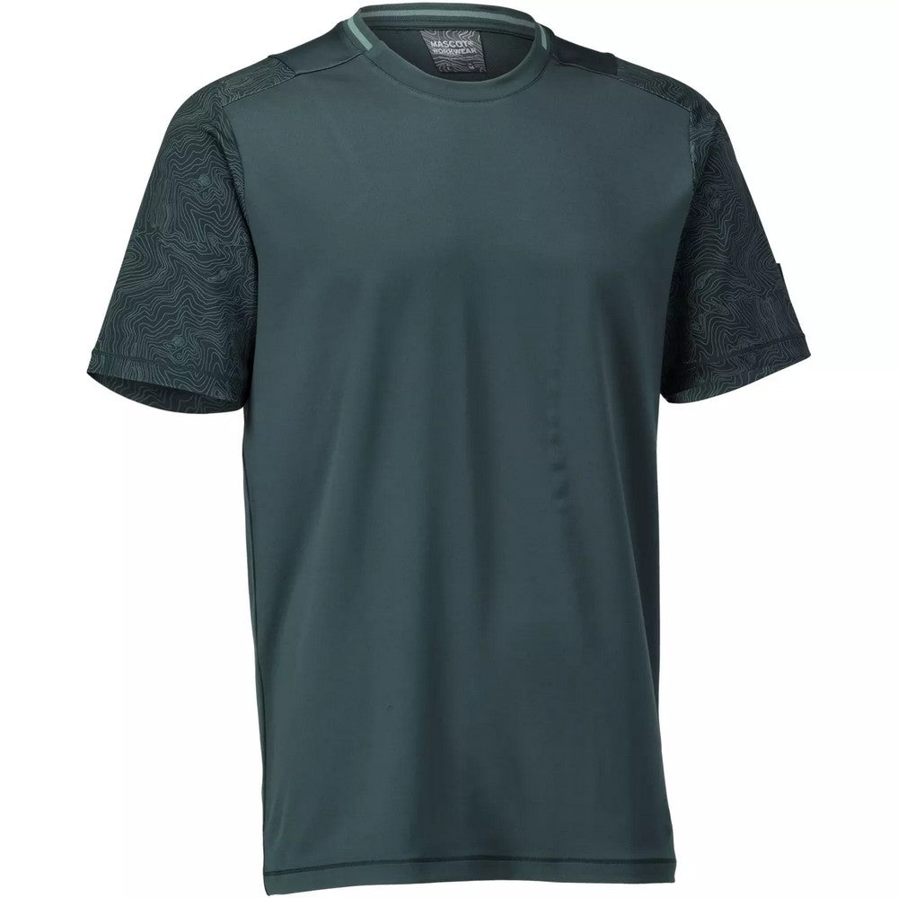 Forest Green - Front - Mascot Mens Customised Short-Sleeved T-Shirt