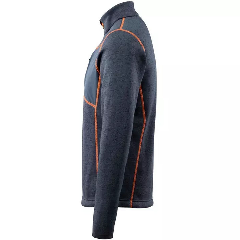 Dark Navy - Lifestyle - Mascot Mens Hardwear Reims Knitted Half Zip Sweatshirt