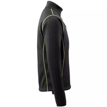 Black - Side - Mascot Mens Hardwear Reims Knitted Half Zip Sweatshirt