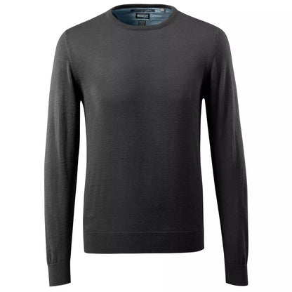 Black - Front - Mascot Mens Frontline Knitted Jumper