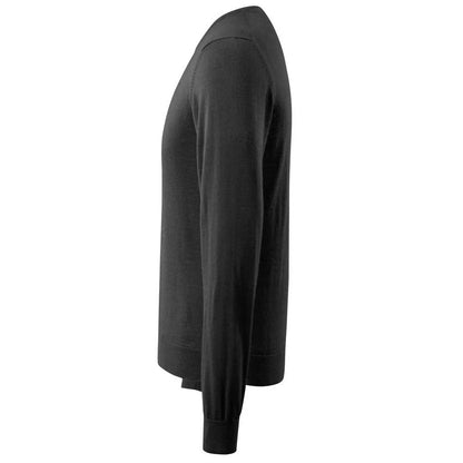 Black - Lifestyle - Mascot Mens Frontline Knitted Jumper