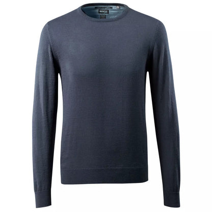 Dark Navy - Front - Mascot Mens Frontline Knitted Jumper