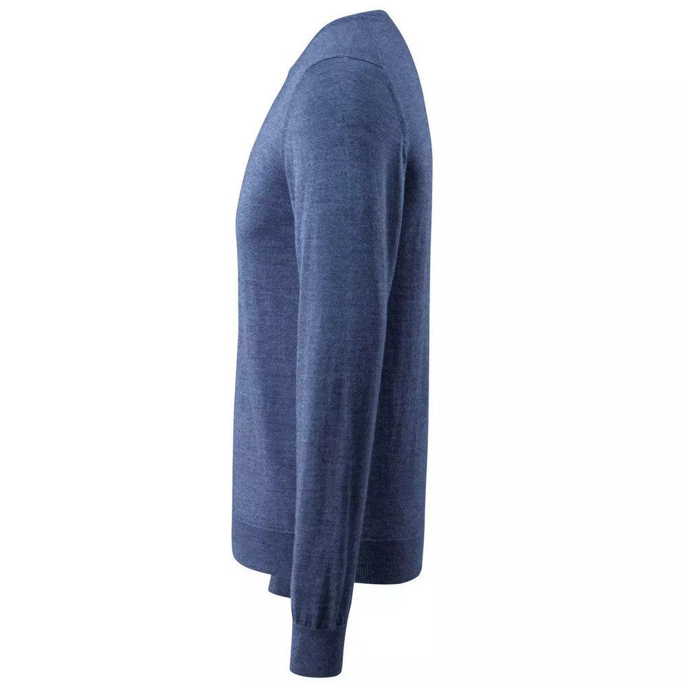 Blue - Lifestyle - Mascot Mens Frontline Knitted Jumper