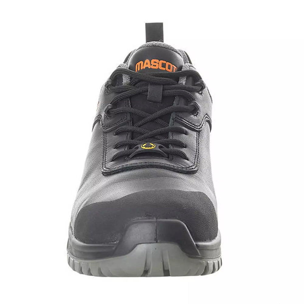 Black - Side - Mascot Mens Footwear Energy Grain Leather Safety Shoes
