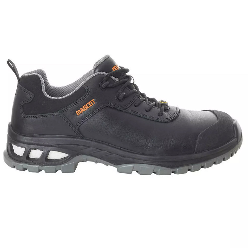 Black - Front - Mascot Mens Footwear Energy Grain Leather Safety Shoes