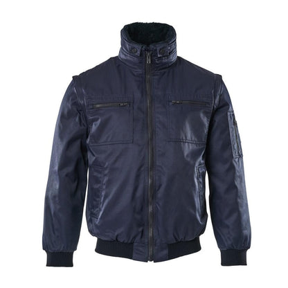 Navy - Front - Mascot Mens Originals Pilot Jacket