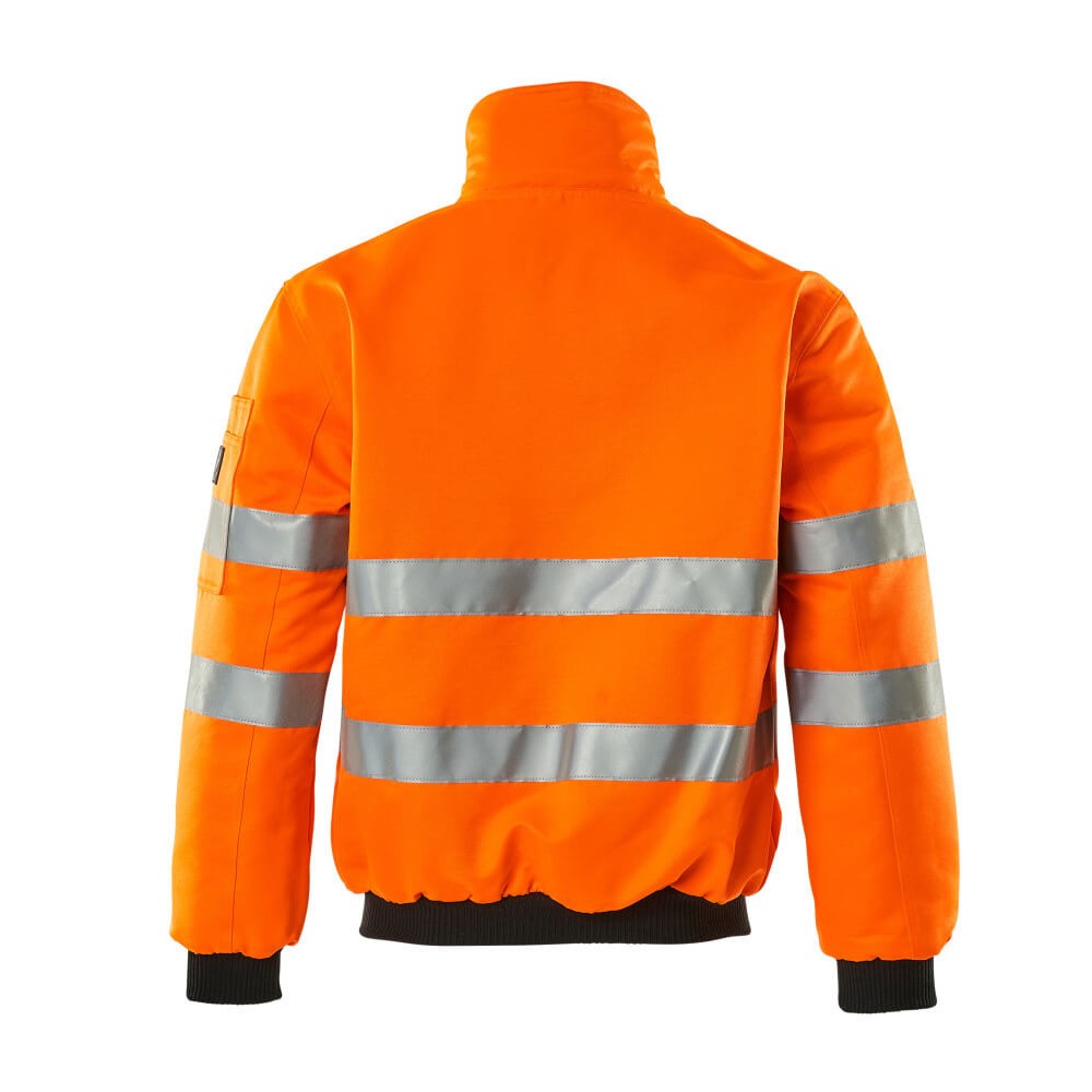 Hi Vis Orange - Back - Mascot Mens Safe Arctic Alaska Hi-Vis Pilot Jacket