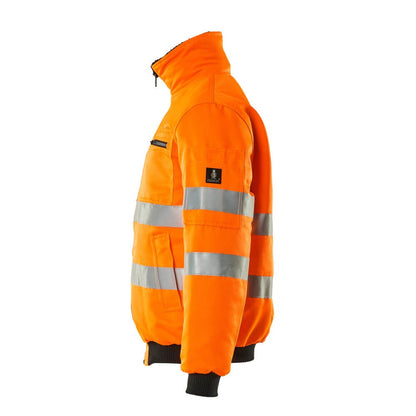 Hi Vis Orange - Lifestyle - Mascot Mens Safe Arctic Alaska Hi-Vis Pilot Jacket