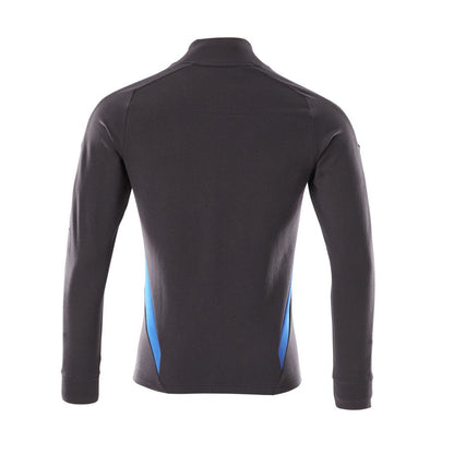 Dark Navy-Azure Blue - Back - Mascot Mens Accelerate Zipped Modern Jacket