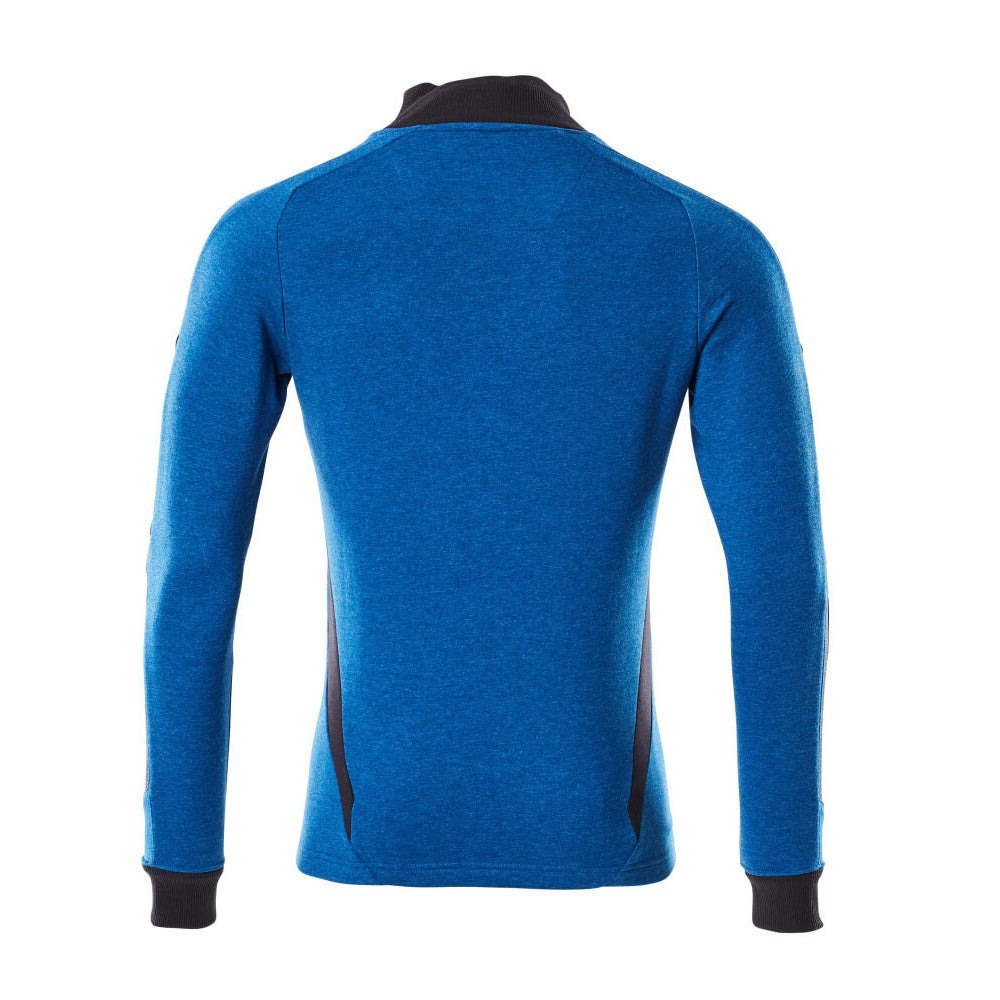 Azure Blue-Dark Navy - Back - Mascot Mens Accelerate Zipped Modern Jacket