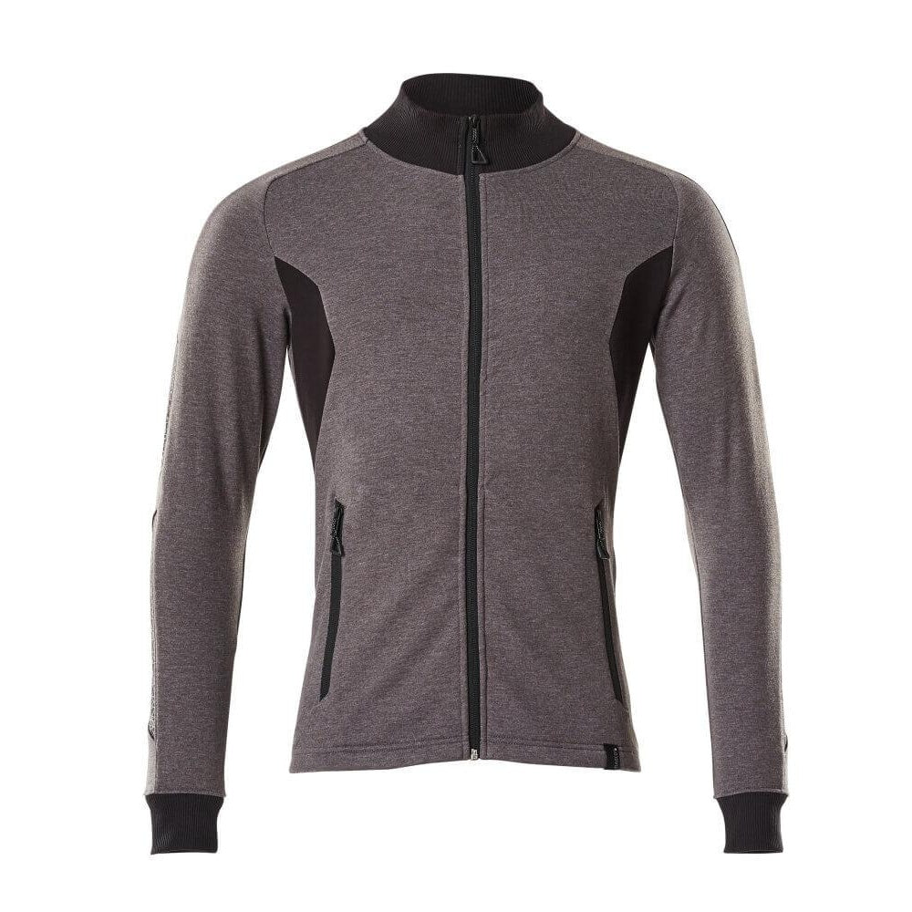 Dark Anthracite-Black - Front - Mascot Mens Accelerate Zipped Modern Jacket