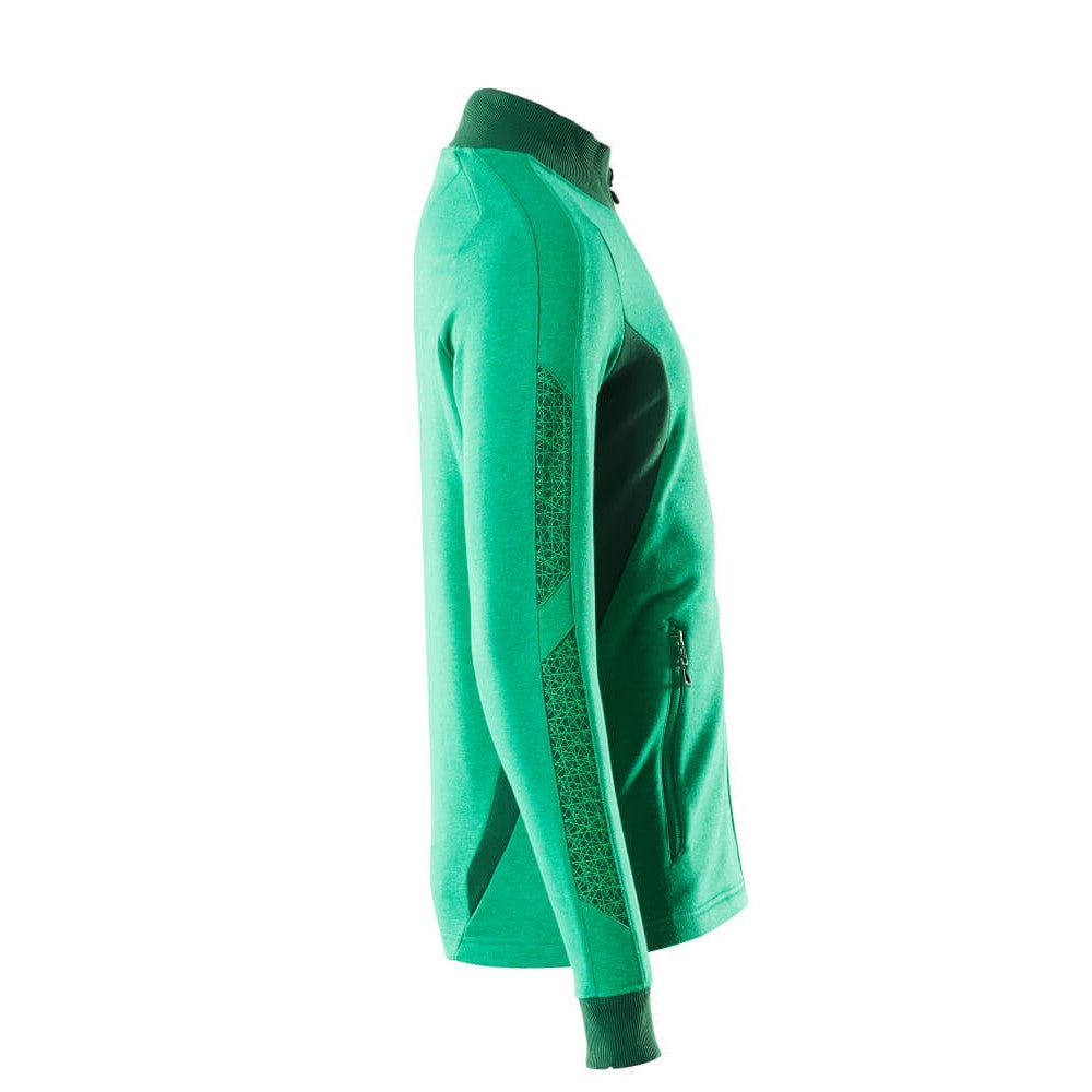 Grass Green-Green - Side - Mascot Mens Accelerate Zipped Modern Jacket