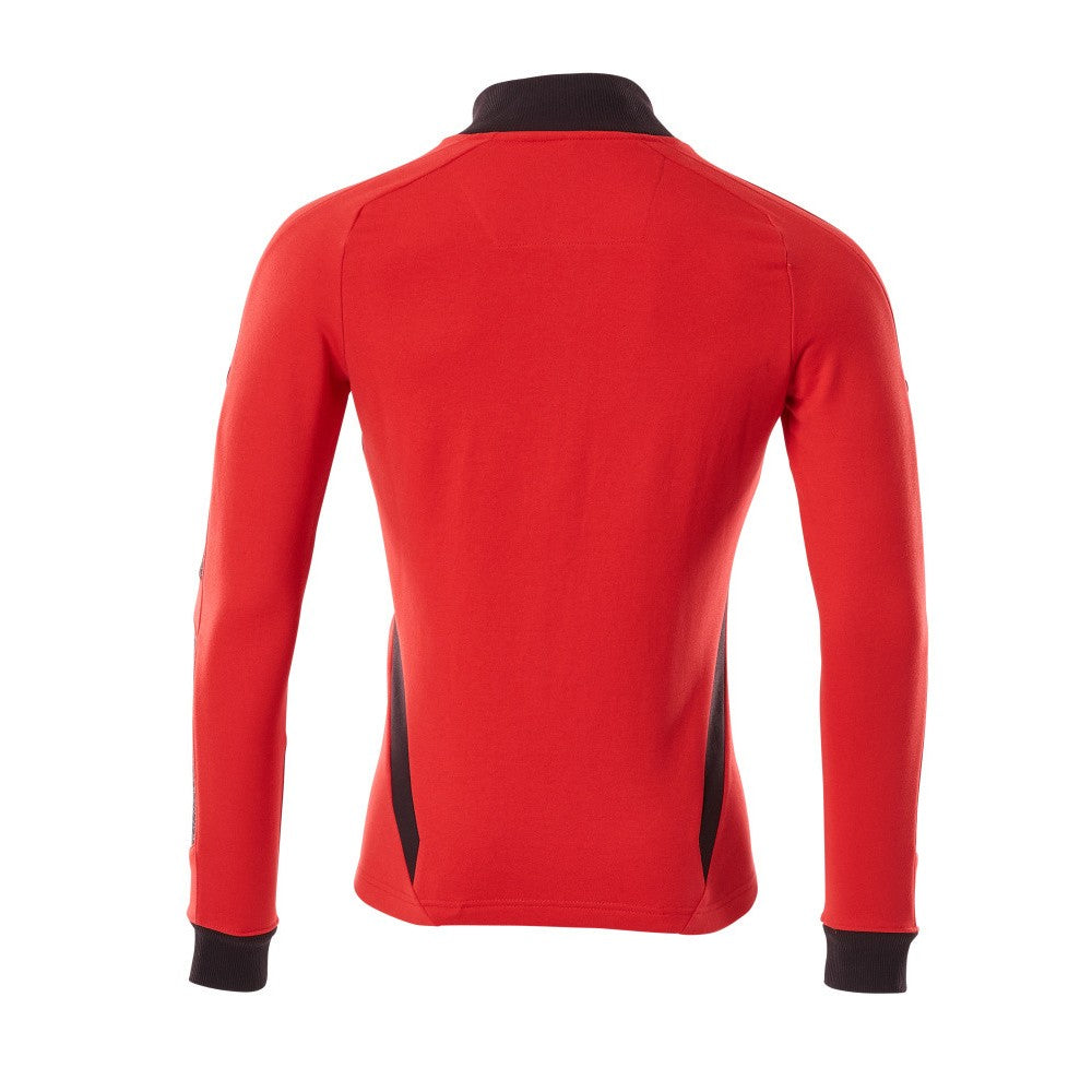 Traffic Red-Black - Back - Mascot Mens Accelerate Zipped Modern Jacket