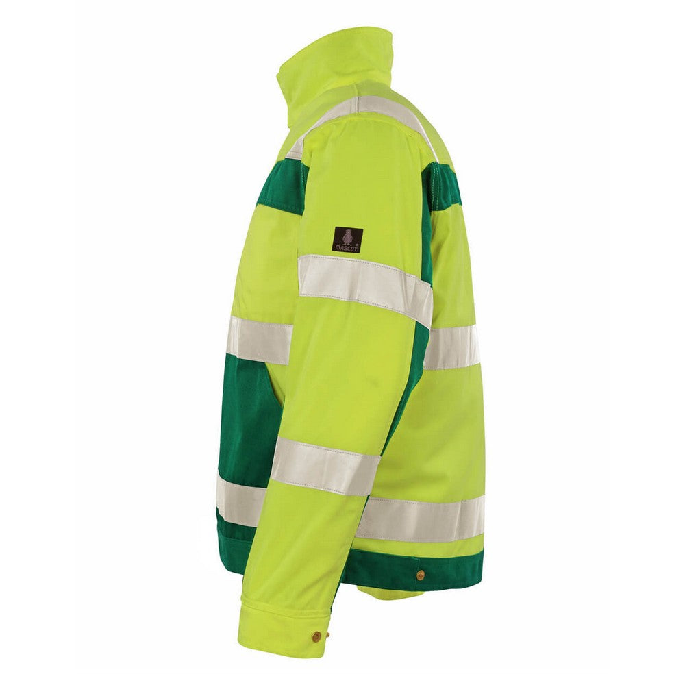 Hi Vis Yellow-Green - Lifestyle - Mascot Mens Safe Complete Cameta Hi-Vis Jacket