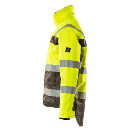 Hi Vis Yellow-Anthracite - Lifestyle - Mascot Mens Safe Complete Teresina Hi-Vis Jacket