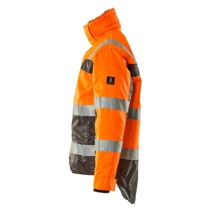 Hi Vis Orange-Anthracite - Lifestyle - Mascot Mens Safe Complete Teresina Hi-Vis Jacket