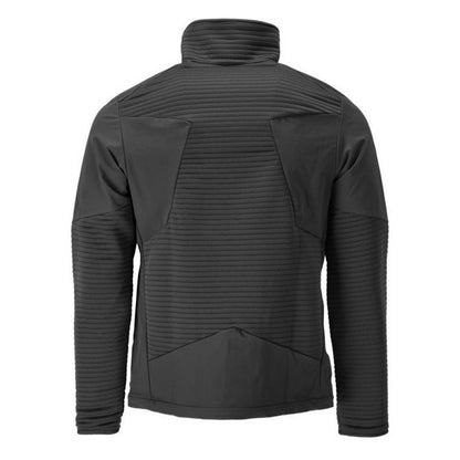 Black - Back - Mascot Mens Customised Fleece Jacket