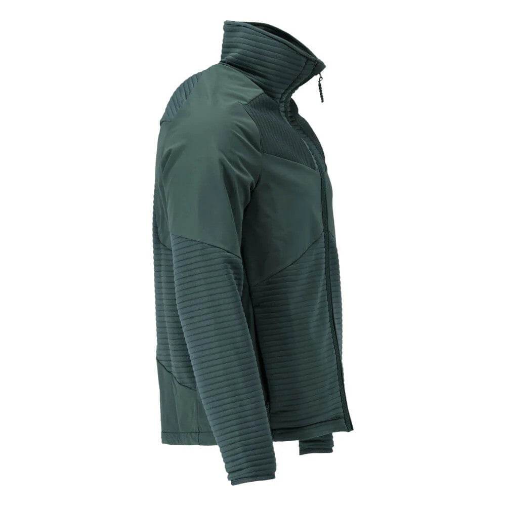 Forest Green - Side - Mascot Mens Customised Fleece Jacket