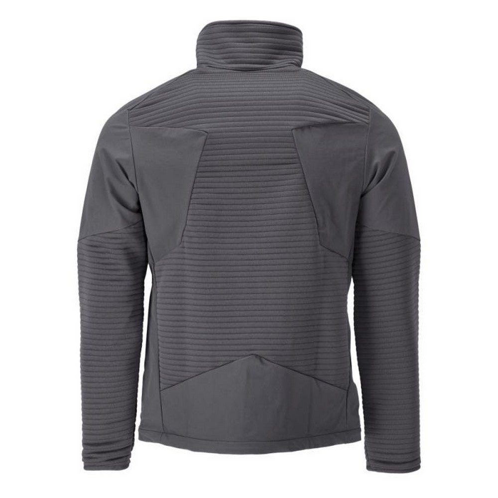 Stone Grey - Back - Mascot Mens Customised Fleece Jacket
