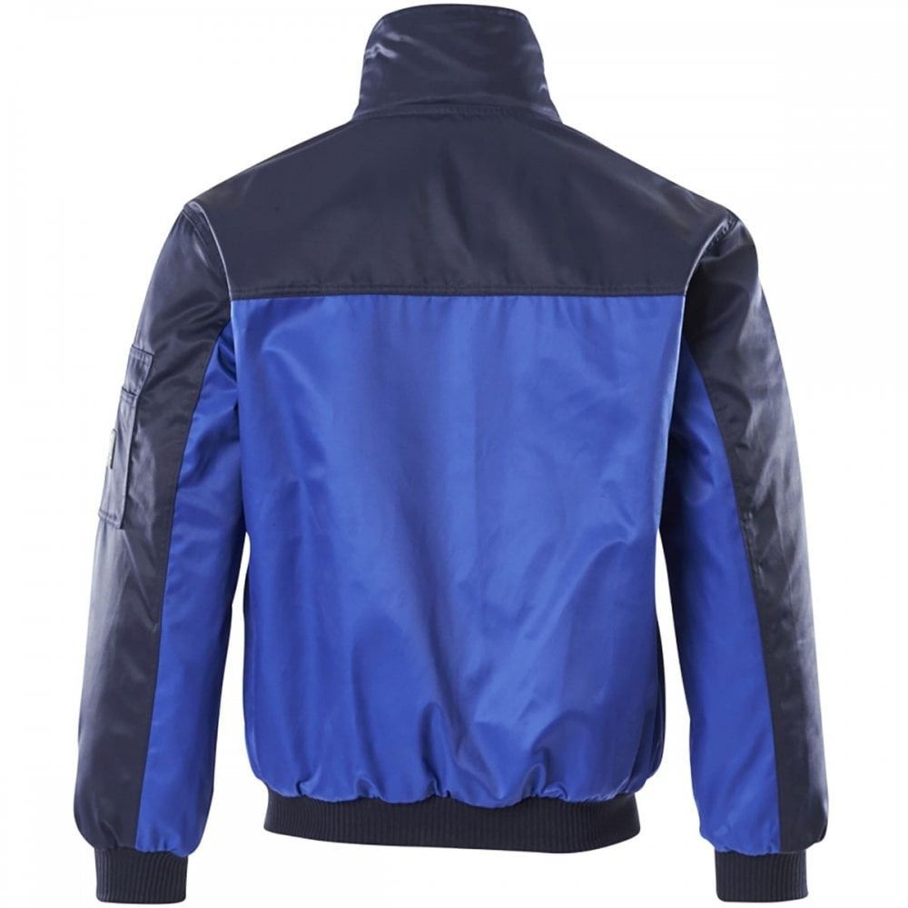 Royal Blue-Navy - Back - Mascot Mens Image Pilot Jacket