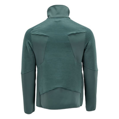 Light Forest Green - Back - Mascot Mens Customised Striped Fleece Jacket