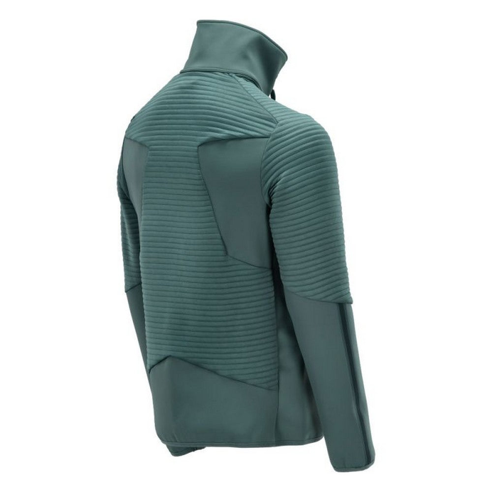 Light Forest Green - Lifestyle - Mascot Mens Customised Striped Fleece Jacket