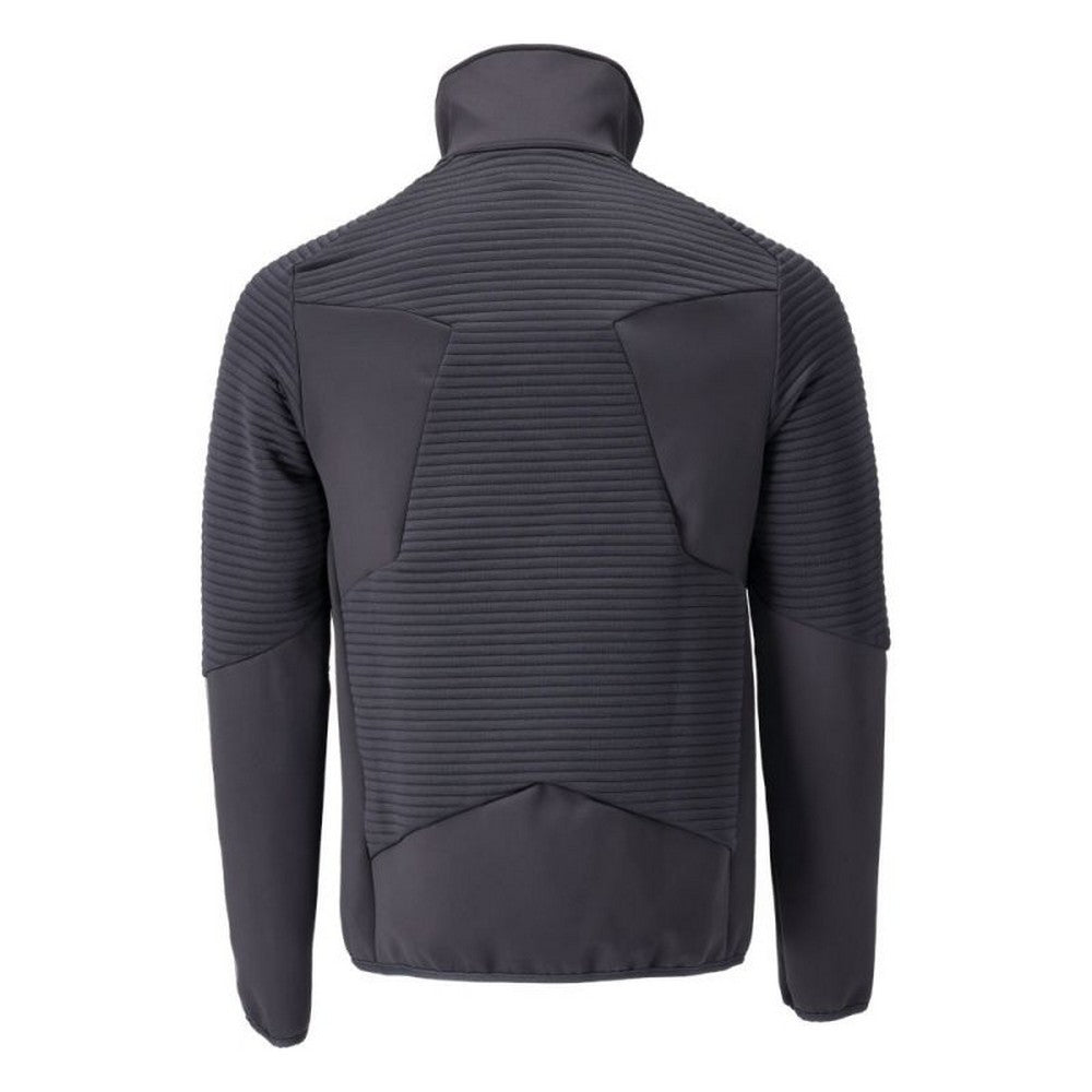 Dark Navy - Back - Mascot Mens Customised Striped Fleece Jacket