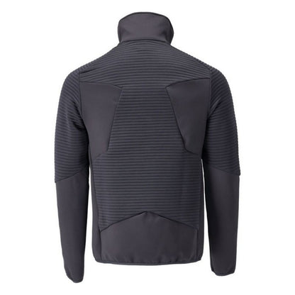 Dark Navy - Back - Mascot Mens Customised Striped Fleece Jacket