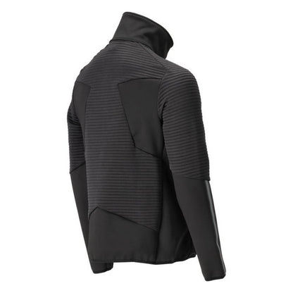 Black - Lifestyle - Mascot Mens Customised Striped Fleece Jacket