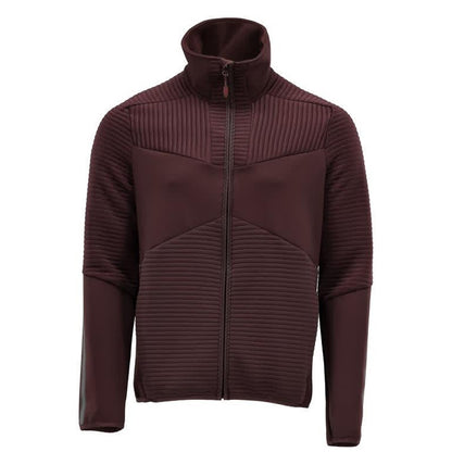 Bordeaux - Front - Mascot Mens Customised Striped Fleece Jacket