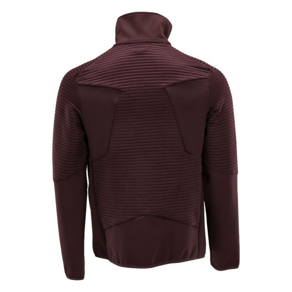 Bordeaux - Back - Mascot Mens Customised Striped Fleece Jacket