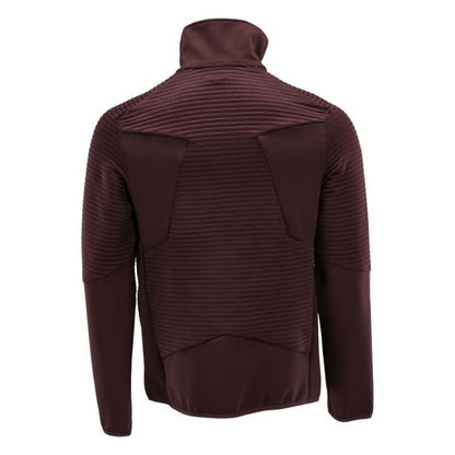 Bordeaux - Back - Mascot Mens Customised Striped Fleece Jacket