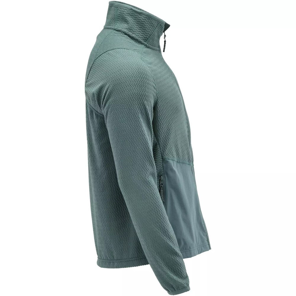 Light Forest Green - Side - Mascot Mens Customised Patterned Fleece Jacket