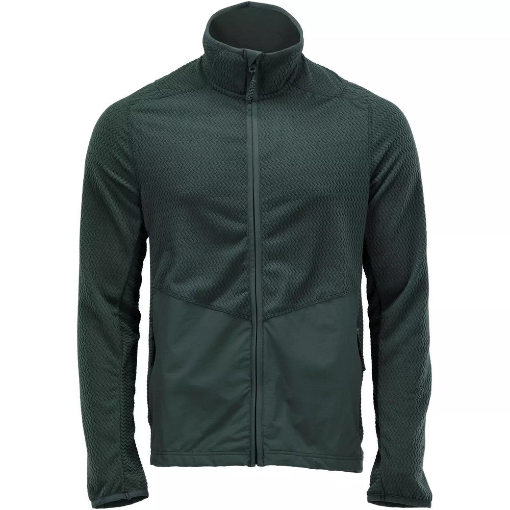 Forest Green - Front - Mascot Mens Customised Patterned Fleece Jacket