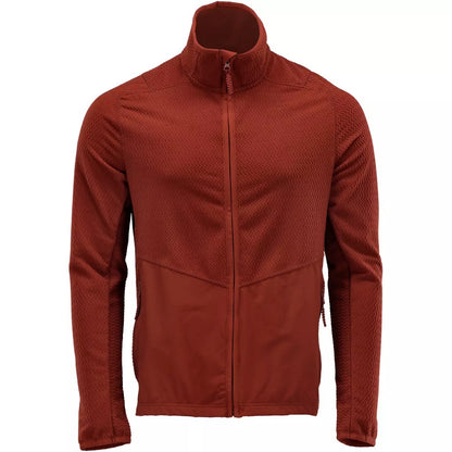 Autumn Red - Front - Mascot Mens Customised Patterned Fleece Jacket