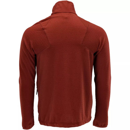 Autumn Red - Back - Mascot Mens Customised Patterned Fleece Jacket
