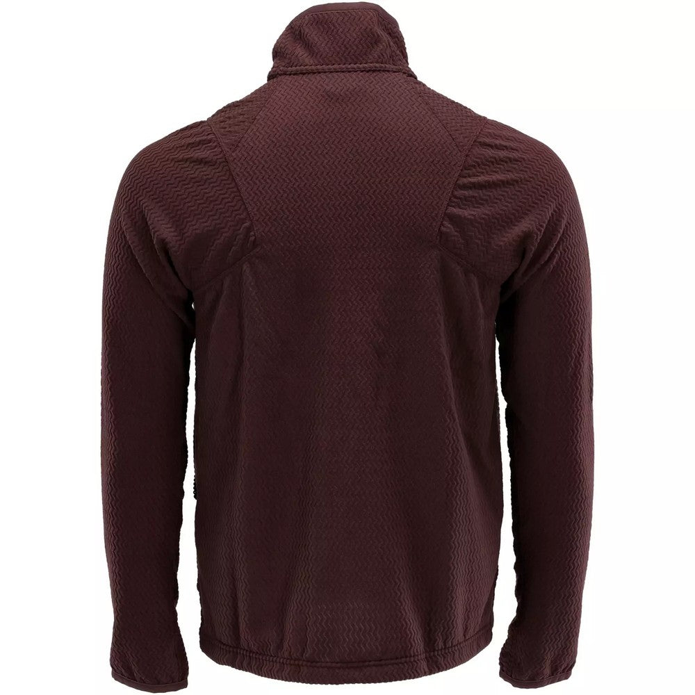 Bordeaux - Back - Mascot Mens Customised Patterned Fleece Jacket